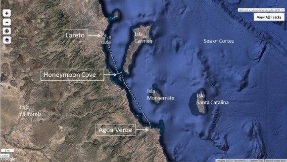 Agua verde to honeymoon cove