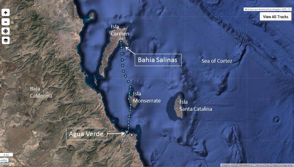 Bahia Salinas to Agua Verde