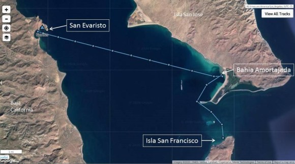 Isla SF to San Evaristo