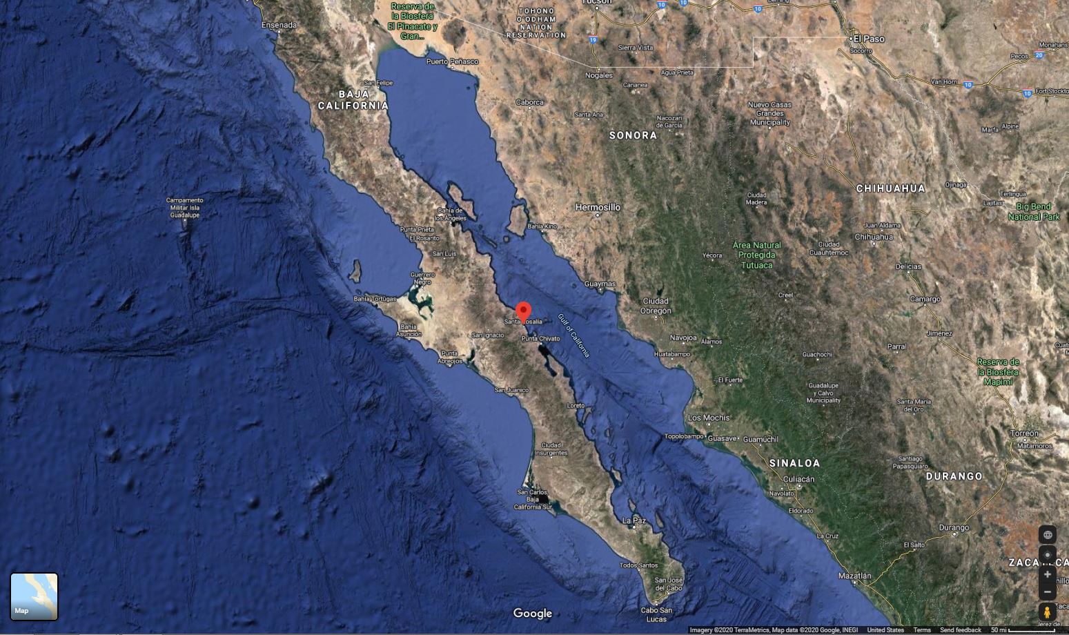 Santa Rosalia Location