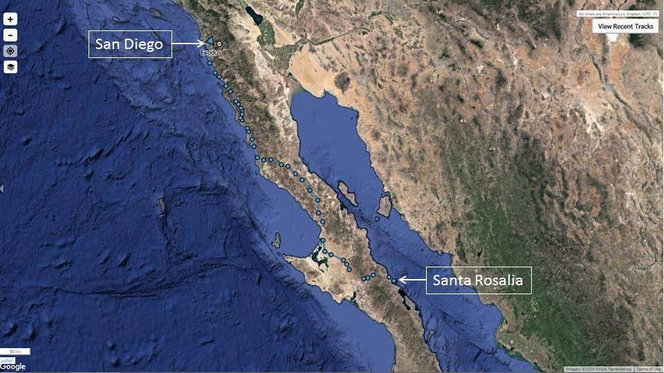 Santa Rosalia to San Diego